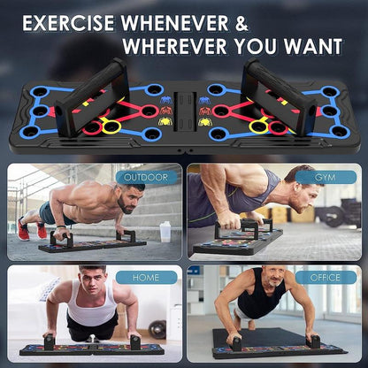 Push up Board, 1 Set Portable Foldable Push up Board, Fitness Equipment for Home Gym Workout, Valentine'S Day Gift, Strength Training Equipment, Fitness Equipment Accessories, Portable Exercise Machine