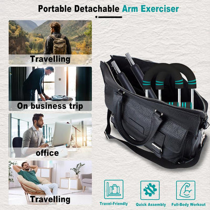 HOTWAVE Twister Arm Trainer, Adjustable Chest Workout Equipment, Arm Trainer for Men, Chest Trainer for Men, Shoulder Muscle Training, Portable Spring Resistance Home Fitness Equipment