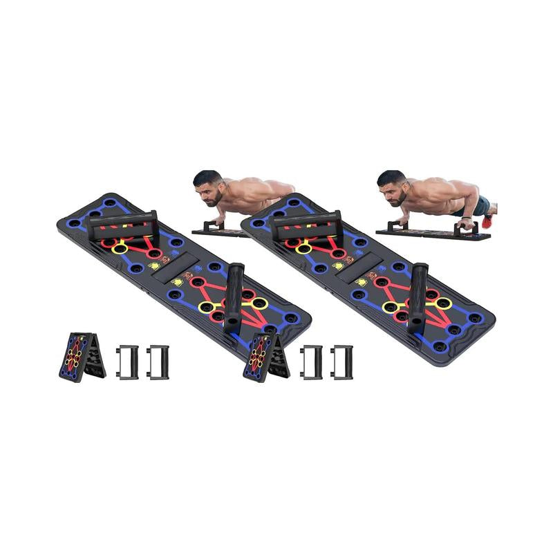 Push up Board, 1 Set Portable Foldable Push up Board, Fitness Equipment for Home Gym Workout, Valentine'S Day Gift, Strength Training Equipment, Fitness Equipment Accessories, Portable Exercise Machine